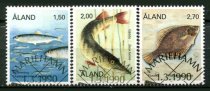 Åland Afa 38 - 40 Stemplet