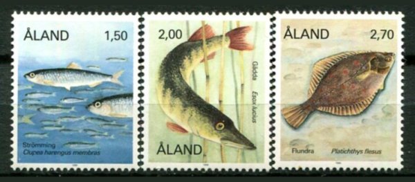 Åland Afa 38 - 40 Postfrisk