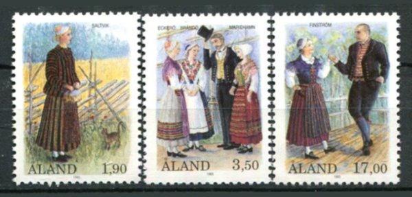 Åland Afa 72 - 74 Postfrisk