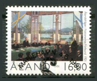 Åland Afa 53 Stemplet