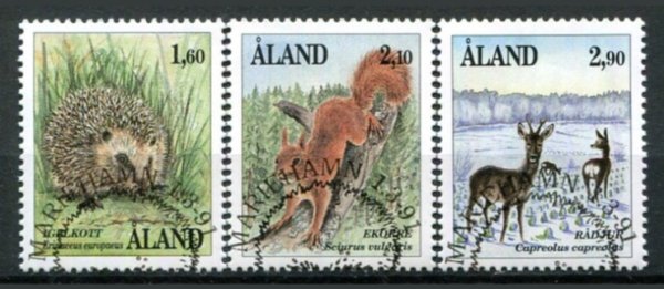 Åland Afa 44 - 46 Stemplet