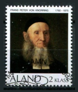 Åland Afa 56 Stemplet