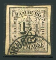 Hamburg Afa 1 Stemplet