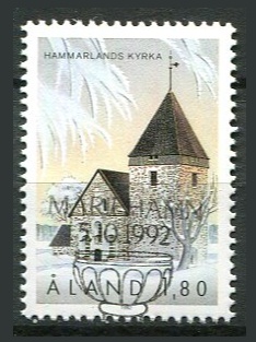 Åland Afa 64 Stemplet