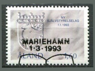 Åland Afa 69 Stemplet