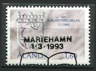 Åland Afa 69 Stemplet