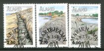 Åland Afa 75 - 77 Stemplet
