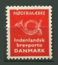 Danmark Afa Nødfrimærke Postfrisk