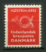 Danmark Afa Nødfrimærke Postfrisk