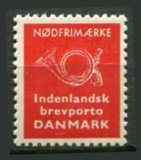 Danmark Afa Nødfrimærke Postfrisk