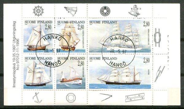 Finland Afa 1374 - 79 Stemplet Hæfte