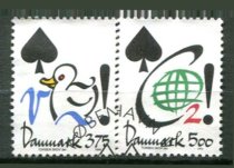 Danmark Afa 1060 - 61 Stemplet