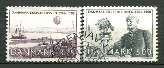 Danmark Afa 1067 - 68 Stemplet