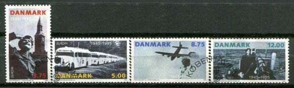 Danmark Afa 1091 - 94 Stemplet