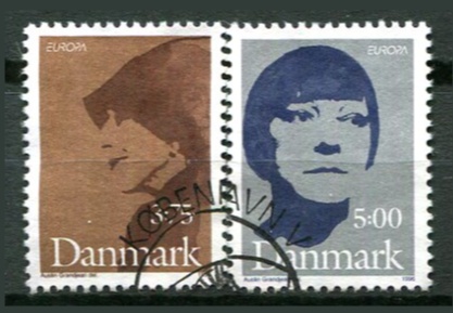 Danmark Afa 1116 - 17 Stemplet