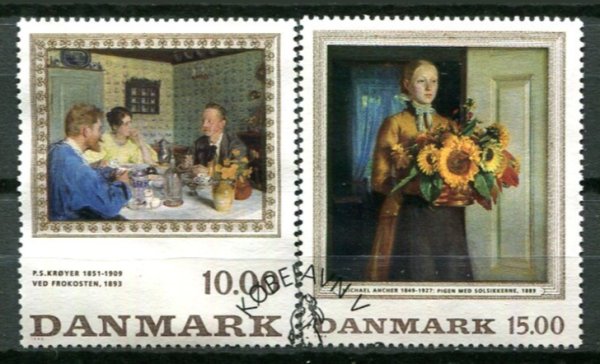 Danmark Afa 1131 - 32 Stemplet