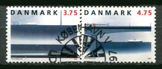 Danmark Afa 1144 - 45 Stemplet