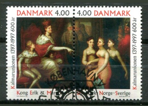 Danmark Afa 1150 - 51 Stemplet Parstykke