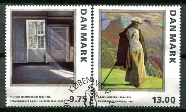 Danmark Afa 1158 - 59 Stemplet