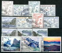 Færøerne Afa 01 - 14 Stemplet