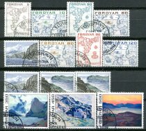 Færøerne Afa 01 - 14 Stemplet