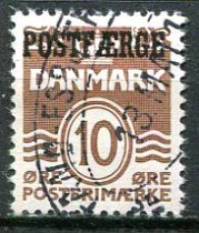 Danmark Afa 21a Stemplet Postfærge