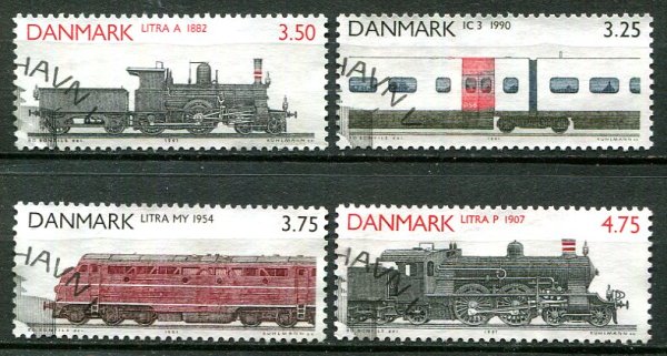 Danmark Afa 985 - 88 Stemplet