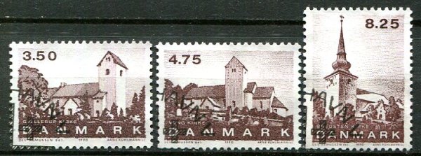 Danmark Afa 974 - 76 Stemplet