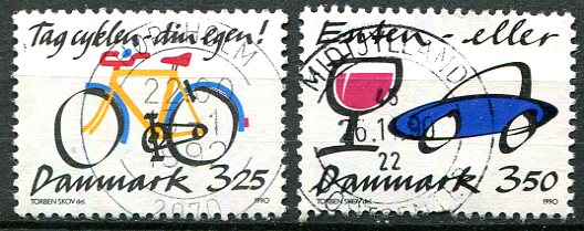 Danmark Afa 980 - 81 Stemplet