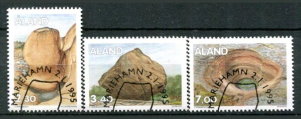 Åland Afa 92 - 94 Stemplet