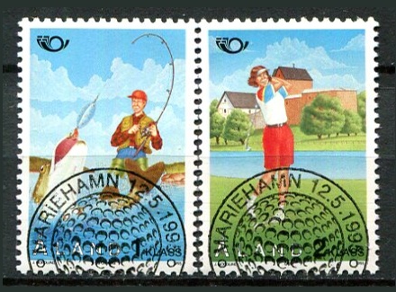 Åland Afa 102 - 03 Stemplet