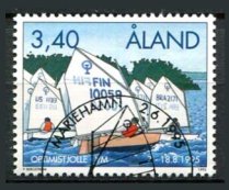 Åland Afa 104 Stemplet