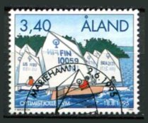 Åland Afa 104 Stemplet