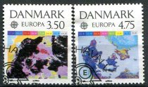 Danmark Afa 989 - 90 Stemplet