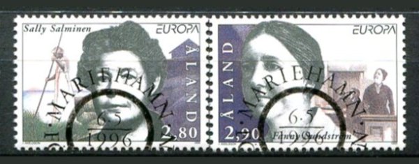 Åland Afa 113 - 14 Stemplet
