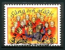 Åland Afa 115 Stemplet