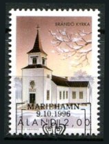 Åland Afa 119 Stemplet