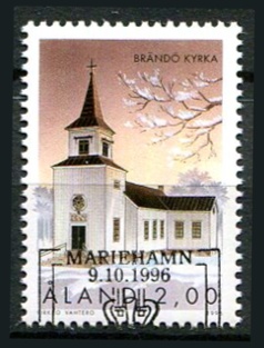 Åland Afa 119 Stemplet
