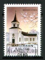 Åland Afa 119 Stemplet