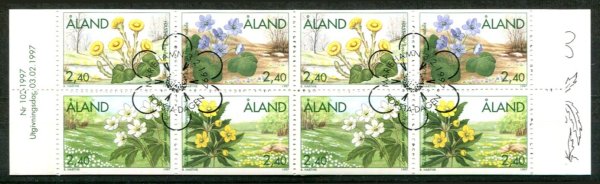 Åland Afa 120 - 23 Stemplet Hæfte