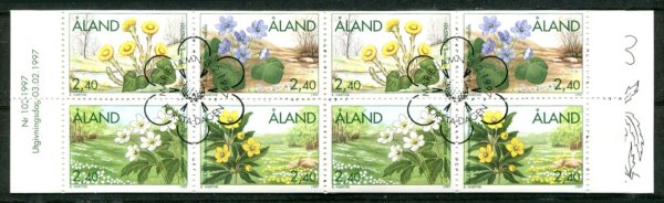 Åland Afa 120 - 23 Stemplet Hæfte
