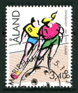 Åland Afa 127 Stemplet