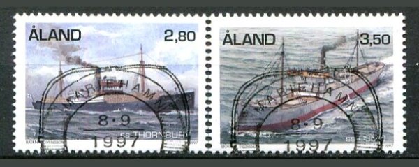 Åland Afa 131 - 32 Stemplet