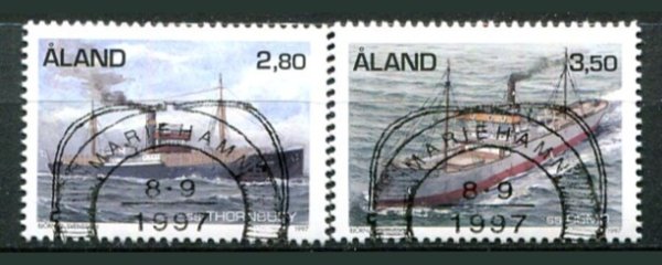Åland Afa 131 - 32 Stemplet