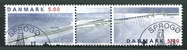 Danmark Afa 1174 - 75 Stemplet Sammentryk