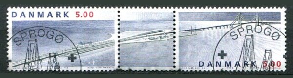 Danmark Afa 1174 - 75 Stemplet Sammentryk