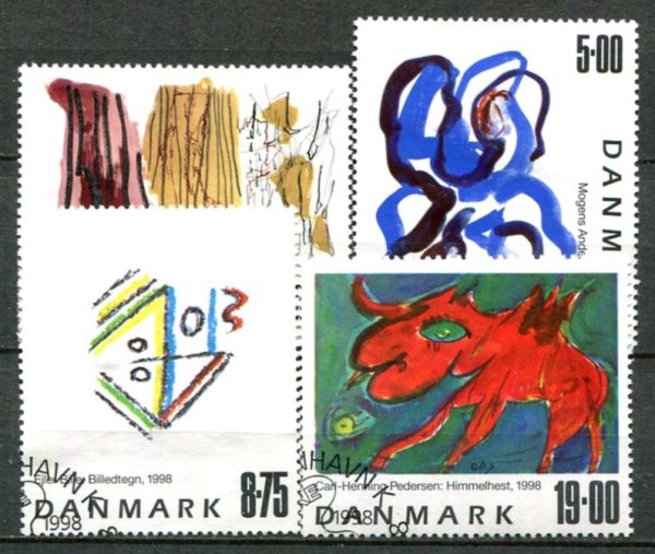 Danmark Afa 1187 - 90 Stemplet