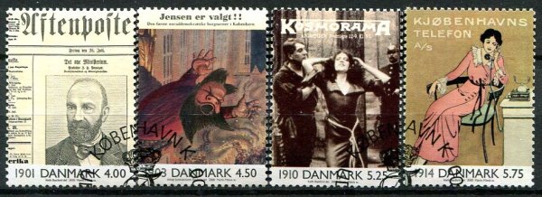 Danmark Afa 1235 - 38 Stemplet