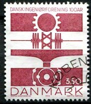 Danmark Afa 1013 Stemplet