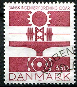 Danmark Afa 1013 Stemplet